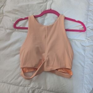 Athleta Peach Crop Top